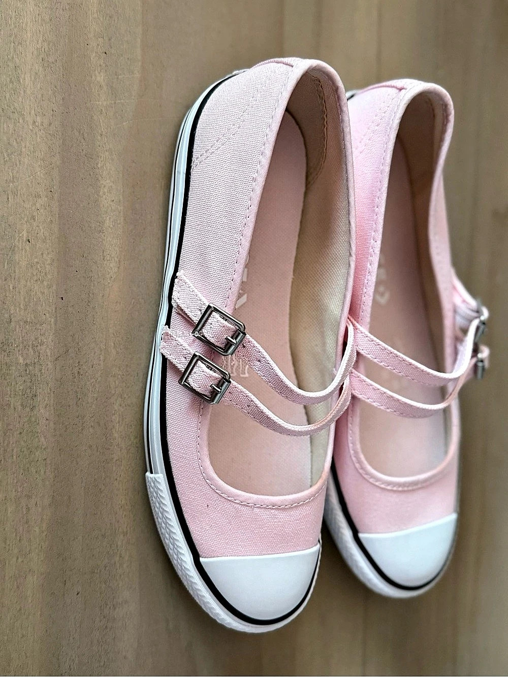 Converse Chuck Taylor All Star Dainty Mary Jane Pink & White Sneakers US 7